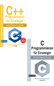 C Programmieren für Einsteiger + C++ Programmieren für Einsteiger (Taschenbuch)