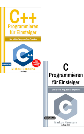 C Programmieren für Einsteiger + C++ Programmieren für Einsteiger (Taschenbuch)