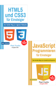 HTML5 und CSS3 für Einsteiger + JavaScript Programmieren für Einsteiger (Hardcover)