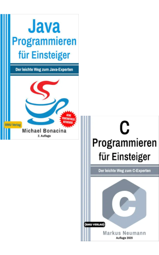 Java Programmieren für Einsteiger + C Programmieren für Einsteiger (Taschenbuch)