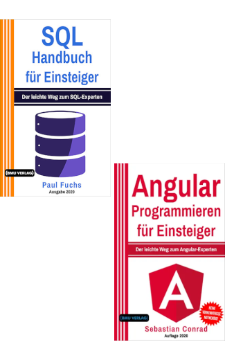 SQL Handbuch für Einsteiger + Angular Programmieren für Einsteiger (Hardcover)